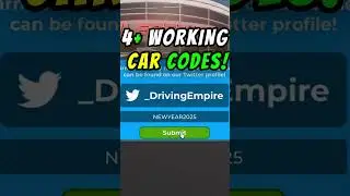 DRIVING EMPIRE 4 NEW CAR CODES ROBLOX 2025! (WORKING NOW)⚡ 