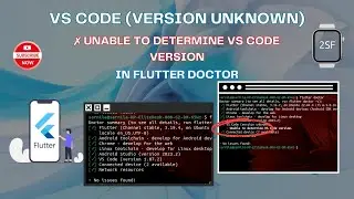 VS Code (version unknown) ✗ Unable to determine VS Code version in flutter doctor