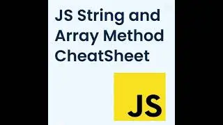 Javascript string method and all js method cheatsheet tips and tricks