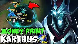 Karthus but I gain +500 gold every time I ult (New Money Maker Rune)