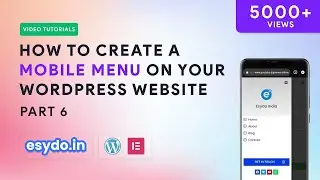 How to create a mobile menu on your WordPress website using Elemntor pro || WordPress Tricks 2020