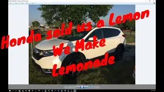 Honda sold us a lemon - we make Lemonade!