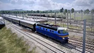 ЧС4-012 и вагоны 