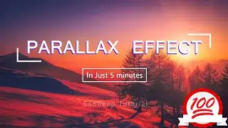 Parallax Effect 🔥🔥🔥 | Parallax Effect HTML CSS | Parallax Scrolling Tutorials #effect