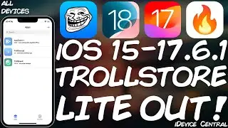 iOS 15.0 - 17.6.1 / 18 TrollStore Lite RELEASED For All Devices! + TrollStore 2.1 (JB Required)