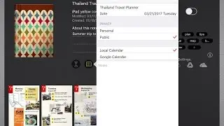 NoteLedge iPad Tutorial - Add Notes to Google or Apple Calendar