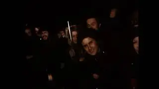 Revellers in 1976 on New Years Eve Trafalgar Square