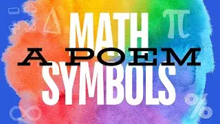 To infinity! A Math Symbols Poem | Read with Me in English