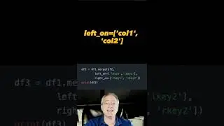 Merge Pandas DataFrames using multiple columns #pandas #shorts
