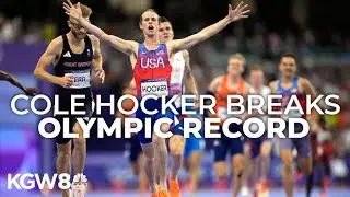 Cole Hocker pulls shocking gold medal win in mens 1500M final at Paris Olympics