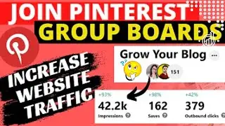 How To Join Pinterest Group Boards | Find Group Boards On Pinterest And Get Free Traffic Fast