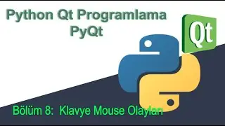 Pyqt 5 Dersleri 8: Klavye ve Mouse Olayları