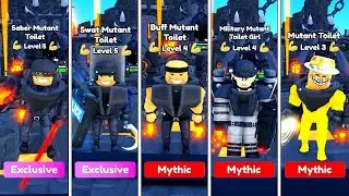 SABER vs SWAT vs BUFF vs MILITARY vs MUTANT TOILET 🤯🔥 | Toilet Tower Defense