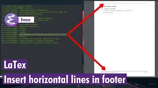 Org-mode - Insert horizontal line in footer