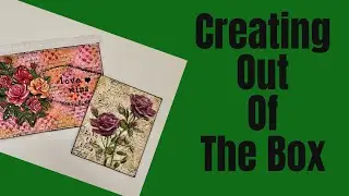 CREATING WITH WHATS IN THE BOX -Ninnysnapkins Subscription Box -Mixed Media Art Journal Tutorial