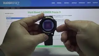 How to Enter Service Menu in GARMIN Fenix 5 Performer – Model Info / Software Info