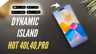 Infinix Hot 40i, 40, Pro Dynamic Island | Magic Ring | For Calls, Notification, Battery, |