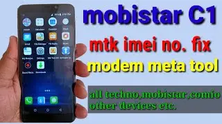 mobistar C1 imei null || How to Repair IMEI in all MTK Android Phone by modem meta  Tool