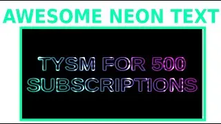 Awesome Neon Text Effect ❌ ⭕️ 🛑 ⛔️ only HTML & CSS | Pure CSS Neon Light Text Effects | CSS Effects