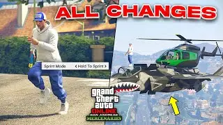 ALL NEW CHANGES IN GTA ONLINE SA-MERCENARIES DLC! (Sprint Setting, Vehicle Buffs/Nerfs & More)