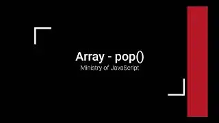 JavaScript Array - pop()