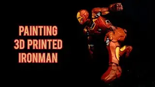 Painting of 3D printed Marvel Character | Iron Man