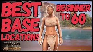 20 BEST BASE LOCATIONS - EVERY BIOME | AGE OF HEROES | CONAN EXILES 2024