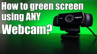 How to green screen using any webcam? Green screen without green screen