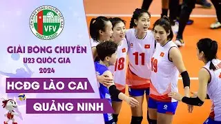 🔴Trực Tiếp | HCĐG LÀO CAI vs QUẢNG NINH | TỨ KẾT 1 Giải Vô Địch Bóng Chuyền U23 Quốc Gia Năm 2024