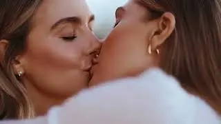 The Golden Kiss | Lesbians Kissing Video