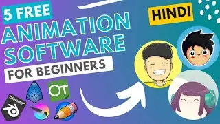 TOP 5 BEST FREE ANIMATION SOFTWARE FOR BEGINNERS in HINDI (2022) | Art Of Mine