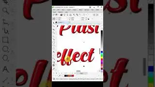 Plastic Letter Effects in CorelDraw #aasangraphics #infographicdesign