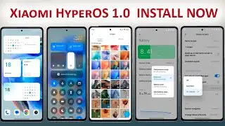 OFFICIAL - How To Install Xiaomi HyperOS 1.0  🔥 NO ROOT - NO TWRP - INSTALL ALL HYPER OS SYSTEM APPS