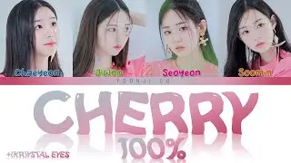 tripleS +(KR)ystal Eyes (트리플에스) - Cherry 100% Lyrics [Color Coded Han/Rom/Eng]