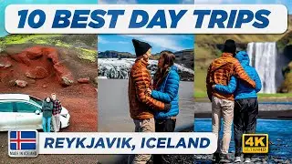 10 Best Day Trips From Reykjavik, Iceland | Volcanoes, Glaciers, Hot Springs, Waterfalls (4K HD)