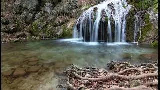 Крым. Ущелье Хапхал: купели, ванны молодости, каскады, пороги и водопады