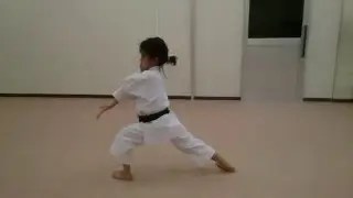 JKA Mahiro practicing Kankudai 2016-02-09