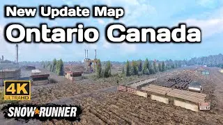 New Update Map Ontario Canada In SnowRunner Season 14