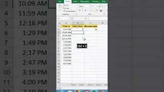 Extract hours and minutes using Flash Fill #microsoft  #excel #msexcel #shorts #computer #education