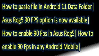 ShadowTrackerExtra| Aus Rog5| Android11 Tips| Config files details|