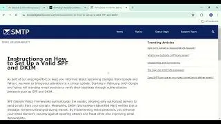 SMTP.com Domain Authentication | Setup SPF DKIM DMARC Records