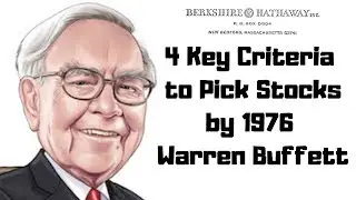 Buffetts Investing Criteria on How to Invest in Stocks