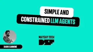 Simple and constrained LLM agents