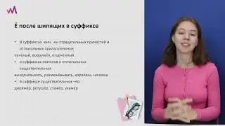 Задание 11. Правописание гласных после шипящих. Русский язык ЕГЭ