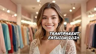 [4K] Transparent Try-on Haul with Julia | See Through Haul 2024 | Sheer TOP Try On 💞