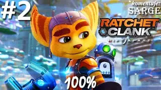 Zagrajmy w Ratchet and Clank: Rift Apart PL (100%) odc. 2 - Skoki między wymiarami