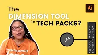 Can you use the Illustrator dimension tool for tech pack measurements?