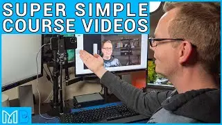 How to Record your Next Online Course Videos [Super Simple]