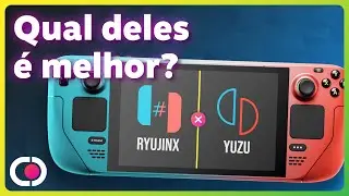 Testando os EMULADORES de Nintendo Switch RYUJINX e YUZU no Steam Deck