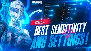 BEST SETTINGS AND SENSITIVITY IN PUBG/BGMI🫣! | INTENSE ULTIMATE ROYALE AND CLASSIC 1V4 CLUTCHES🔥!